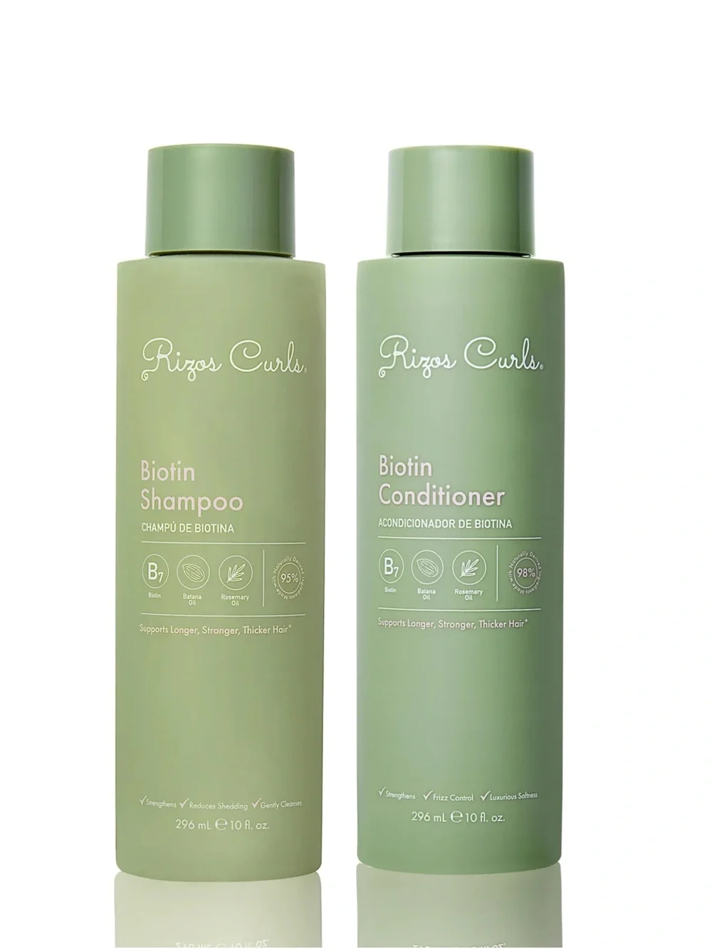 Rizos Curls Biotin Shampoo and Conditioner
